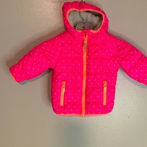 Carter’s toddler girl puffer jacket size 12 month